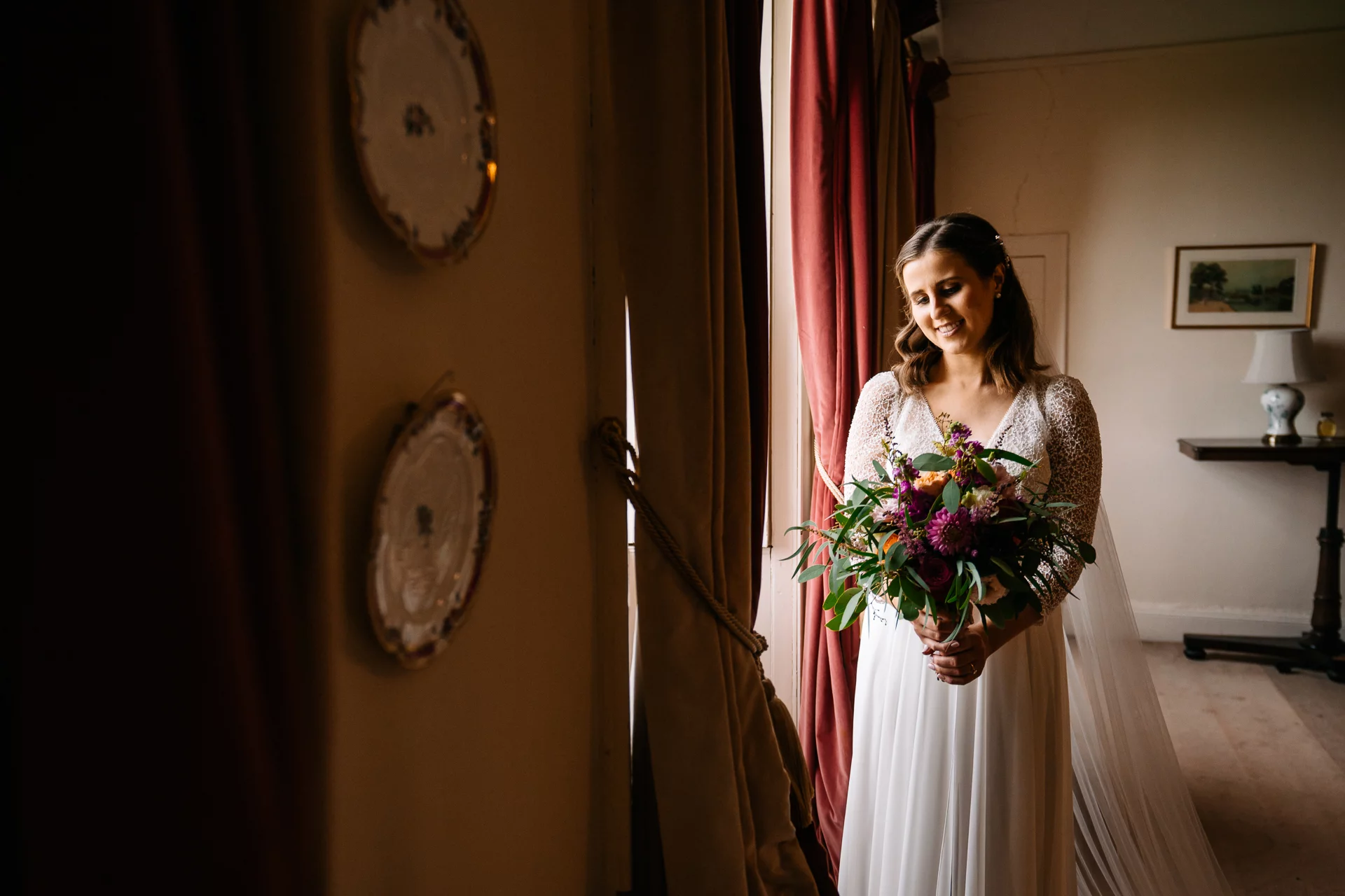 Wedding flowers designed for historic elegance at Borris House, Co. Carlow by Flowers Touch