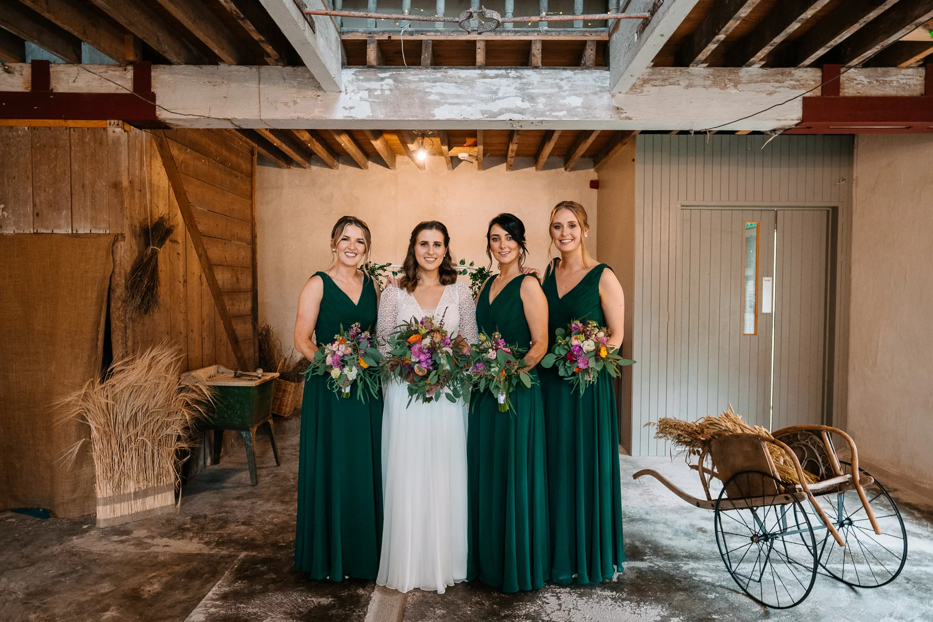 Detailed fresh floral arrangements created by Flowers Touch for a Borris House, County Carlow wedding