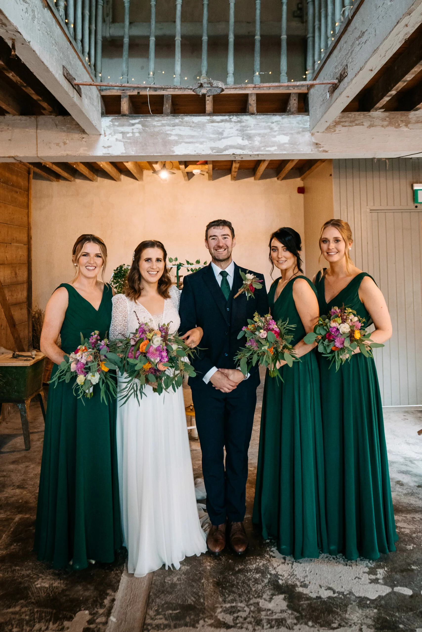 Romantic autumn-themed wedding florals and decor at Borris House, Co. Carlow by Flowers Touch