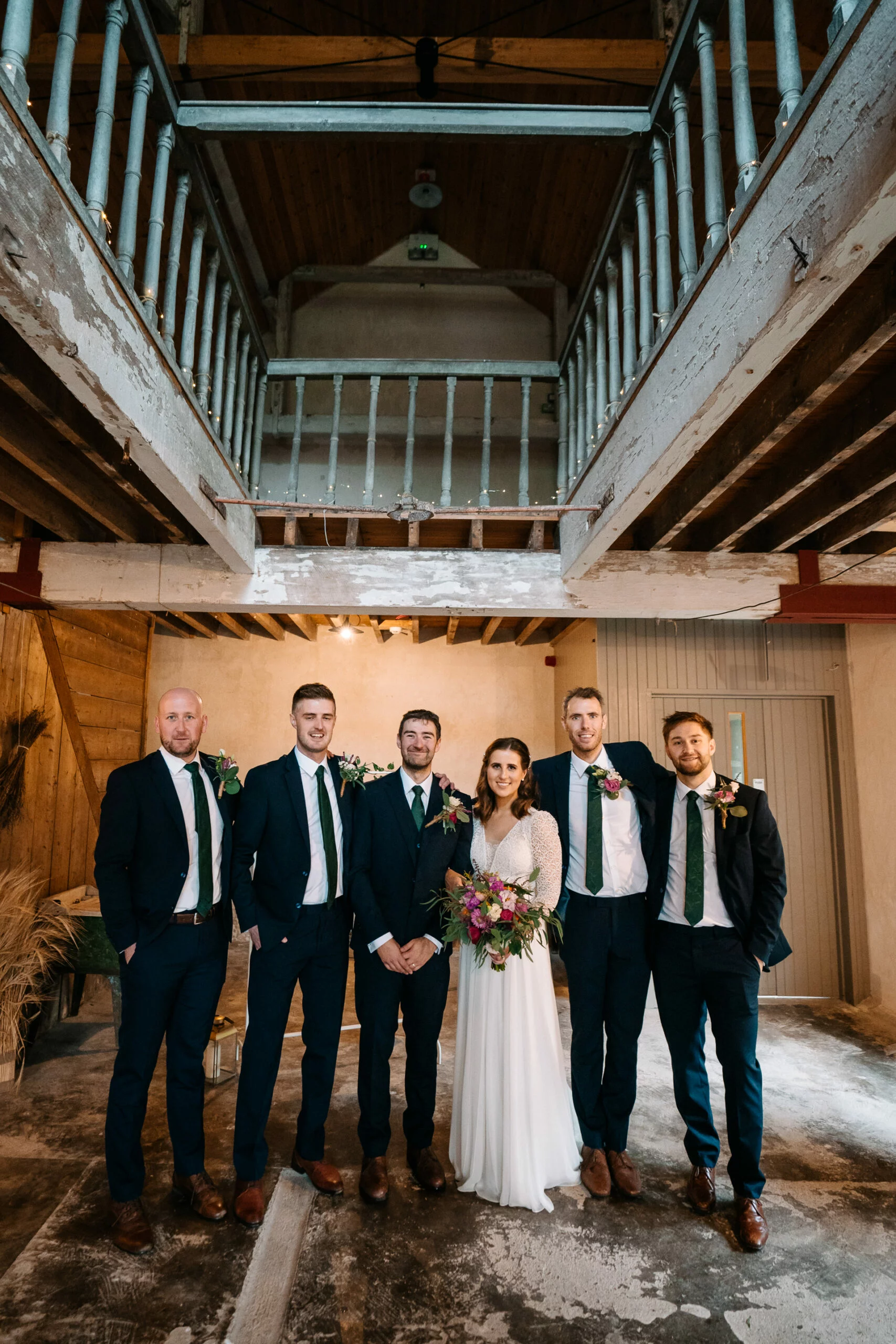 Cohesive bridal party floral designs by Flowers Touch for an autumn wedding at Borris House, Co. Carlow