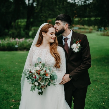 A Romantic, Rustic Boho Wedding at Clontarf Castle Hotel, Dublin