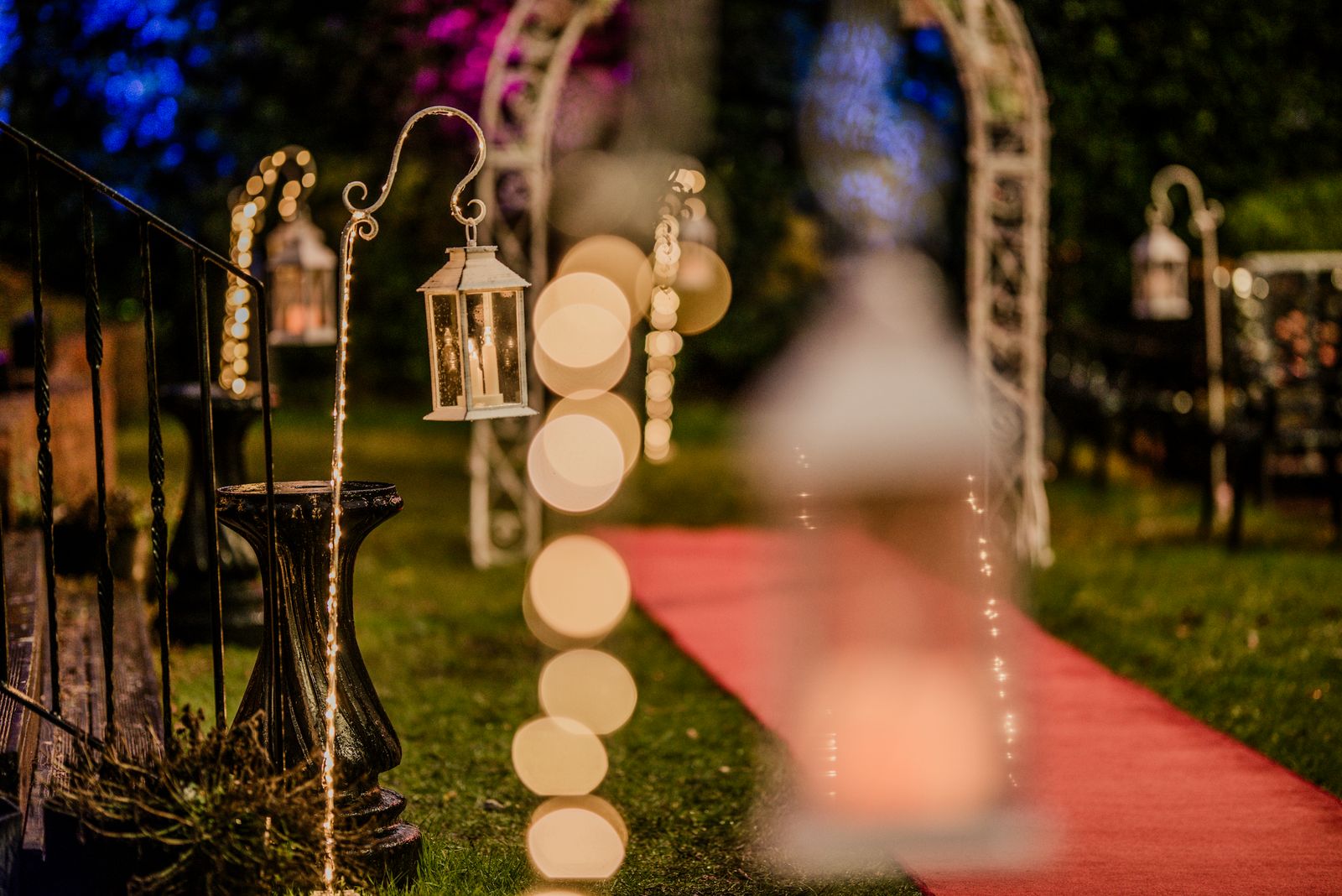 Elegant winter wedding venue styling and decor hire at Fitzpatrick Castle Hotel by Flowerstouch